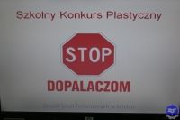 Szkolny konkurs plastyczny pt. „Stop dopalaczom”
